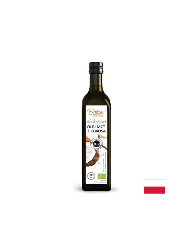 МСТ масло от кокос, БИО, 500 ml  Batom - Nutra Best Bulgaria