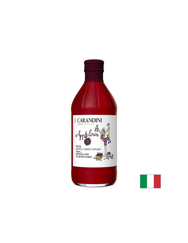 Ябълков оцет + акай, арония и цвят от черен бъз, 500 ml  Carandini - Nutra Best Bulgaria