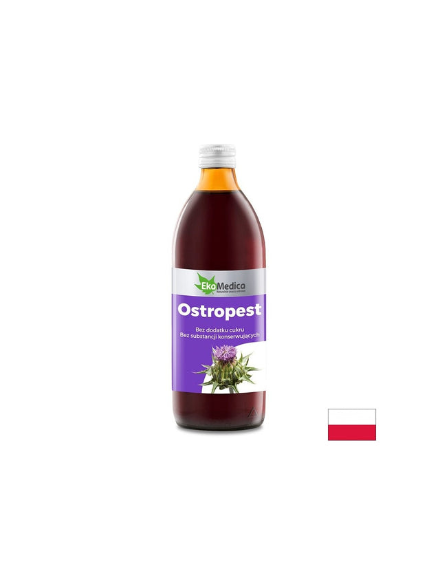 Грижа за черния дроб - Бял трън, сироп 500 ml EkaMedica  Ekamedica - Nutra Best Bulgaria
