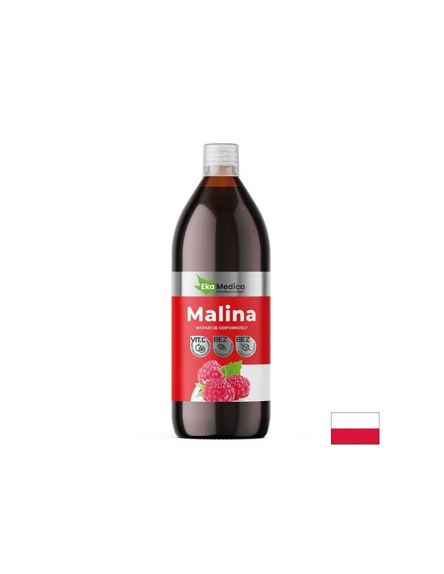 Сок от малина (обогатен с каму-каму) - Силен имунитет, 500 ml  Ekamedica - Nutra Best Bulgaria