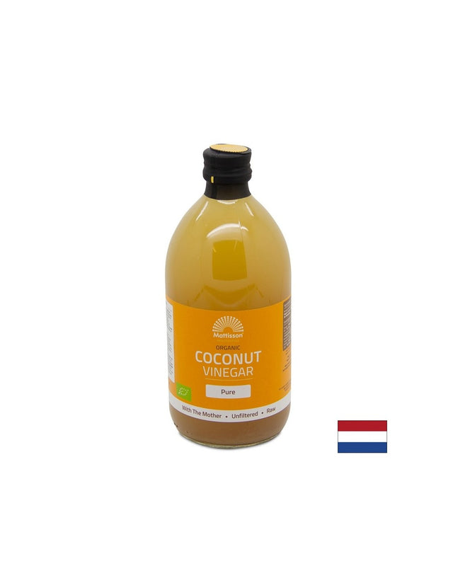 Кокосов Оцет Био, 500 ml Mattisson Healthstyle  Mattisson Healthstyle - Nutra Best Bulgaria