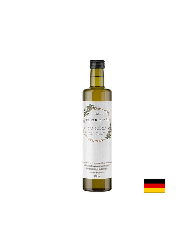 Масло от пшеничен зародиш, студено пресовано (чист витамин Е), 500 ml  Nordic Pure - Nutra Best Bulgaria