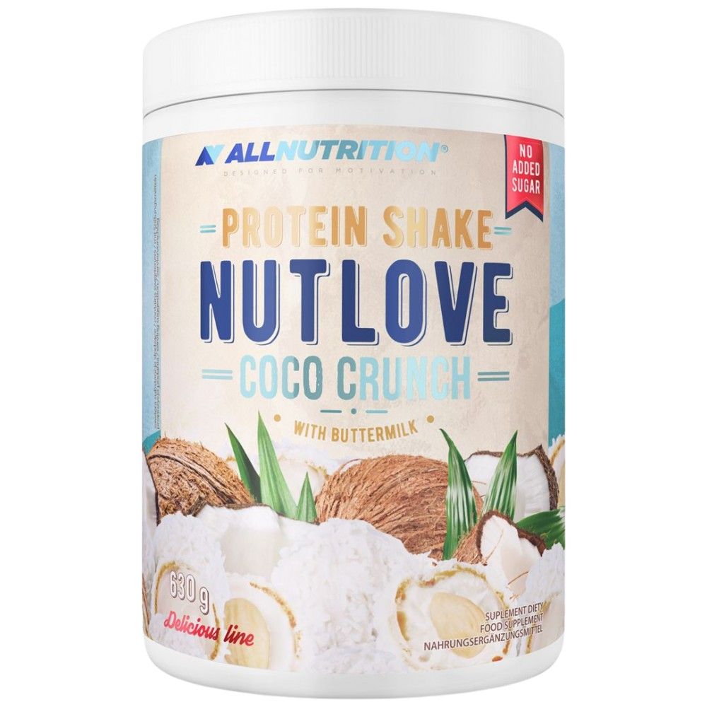 NutLove Protein Shake | Whey Protein + Casein - 630 грама  AllNutrition - Nutra Best Bulgaria