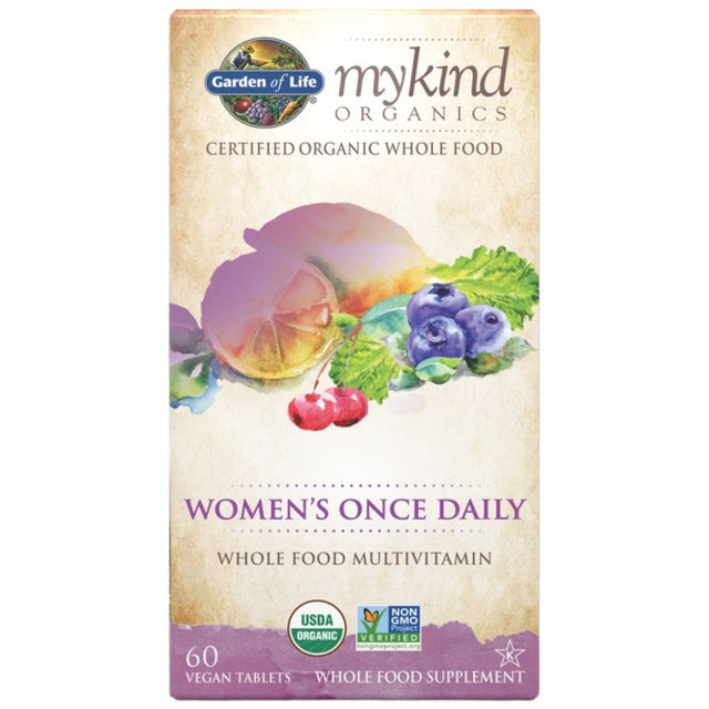 Mykind Organics | Women's Once Daily - 60 Таблетки - Nutra Best Bulgaria