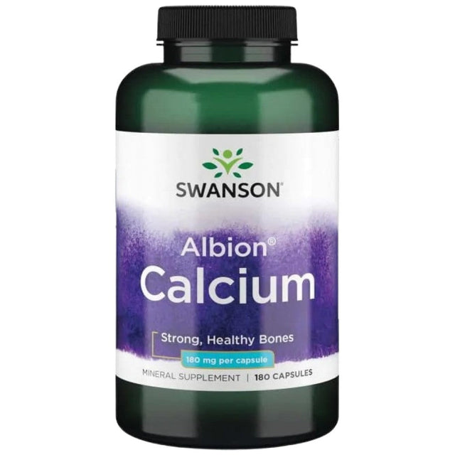 Albion Chelated Calcium 180 mg 180 капсули - Nutra Best Bulgaria