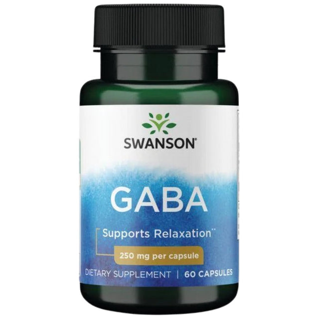 GABA 250 mg 60 капсули  Swanson - Nutra Best Bulgaria