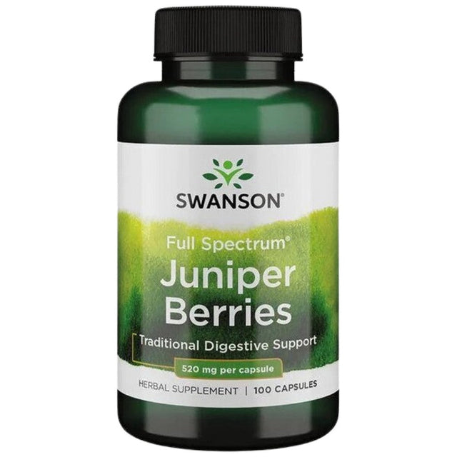 Full Spectrum Juniper Berries 520 mg 60 капсули  Swanson - Nutra Best Bulgaria