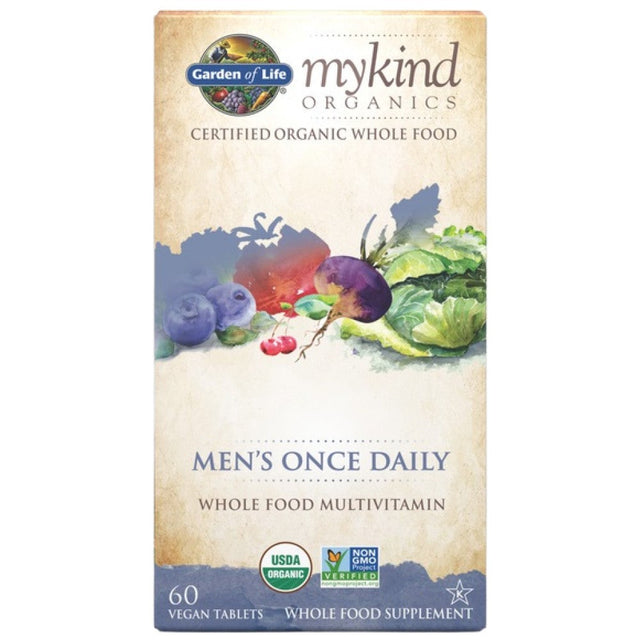Mykind Organics | Men's Once Daily - 60 Таблетки - Nutra Best Bulgaria