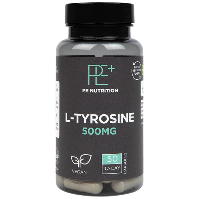 PE Nutrition | L-Tyrosine 500 mg - 50 капсули - Nutra Best Bulgaria
