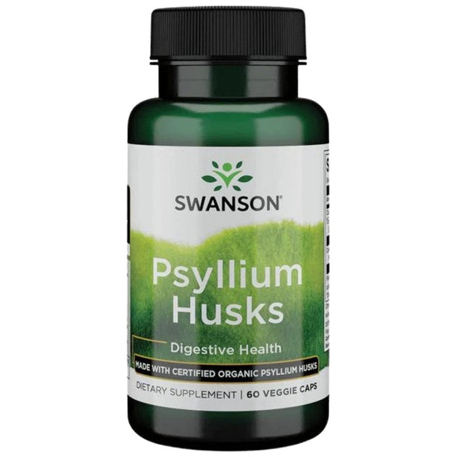Psyllium Husks 625 mg 60 капсули  Swanson - Nutra Best Bulgaria