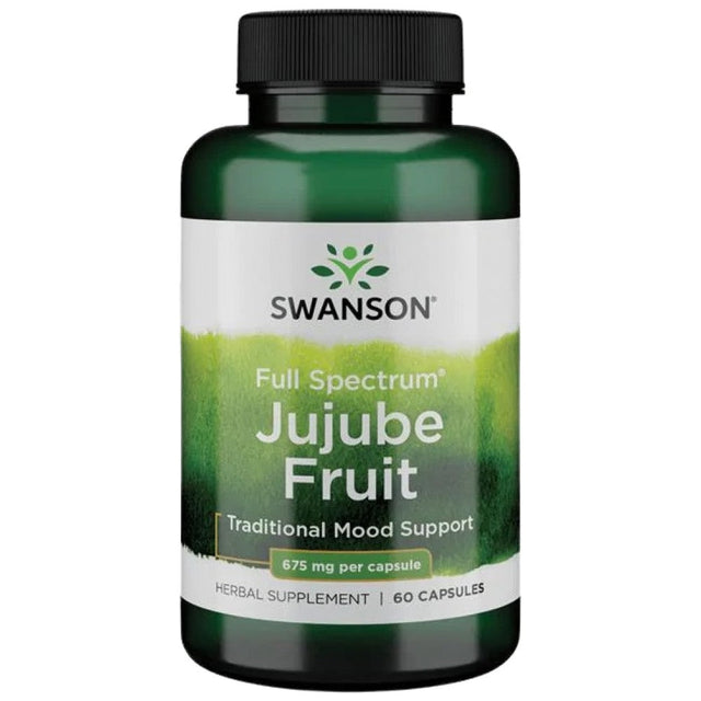 Full Spectrum Jujube Fruit 675 mg 60 капсули  Swanson - Nutra Best Bulgaria