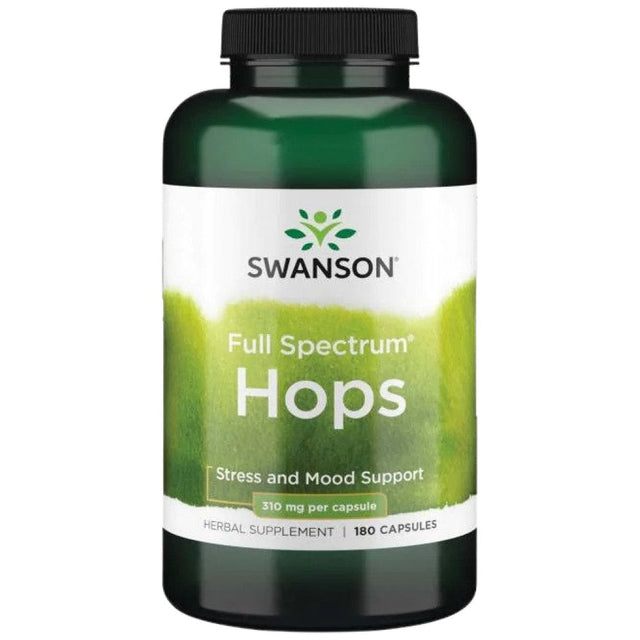 Full Spectrum Hops 620 mg 180 капсули  Swanson - Nutra Best Bulgaria