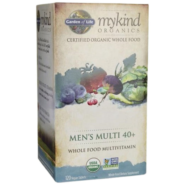 Mykind Organics | Men's Multi 40+ - 120 Таблетки - Nutra Best Bulgaria