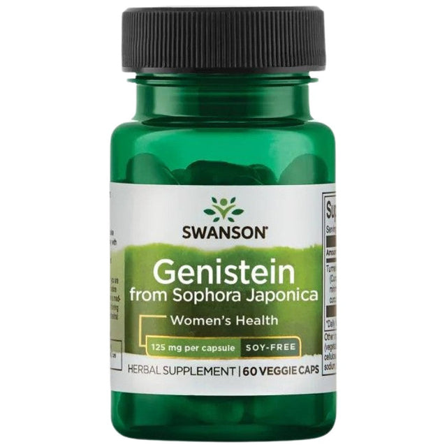 Genistein from Sophora Japonica 125 mg 60 капсули  Swanson - Nutra Best Bulgaria