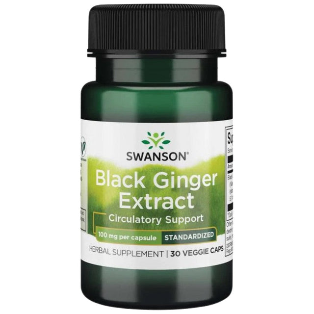 Black Ginger Extract 100 mg 30 капсули  Swanson - Nutra Best Bulgaria