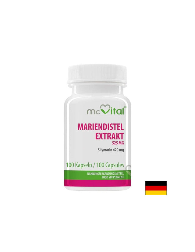 Грижа за черния дроб - Екстракт от бял трън, 525 mg х 100 капсули  Vitabay - Nutra Best Bulgaria