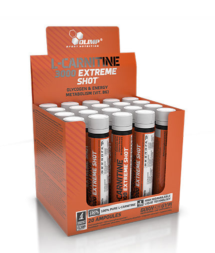 L-CARNITINE 3000 EXTREME SHOT - 20 x 25 мл - Nutra Best Bulgaria