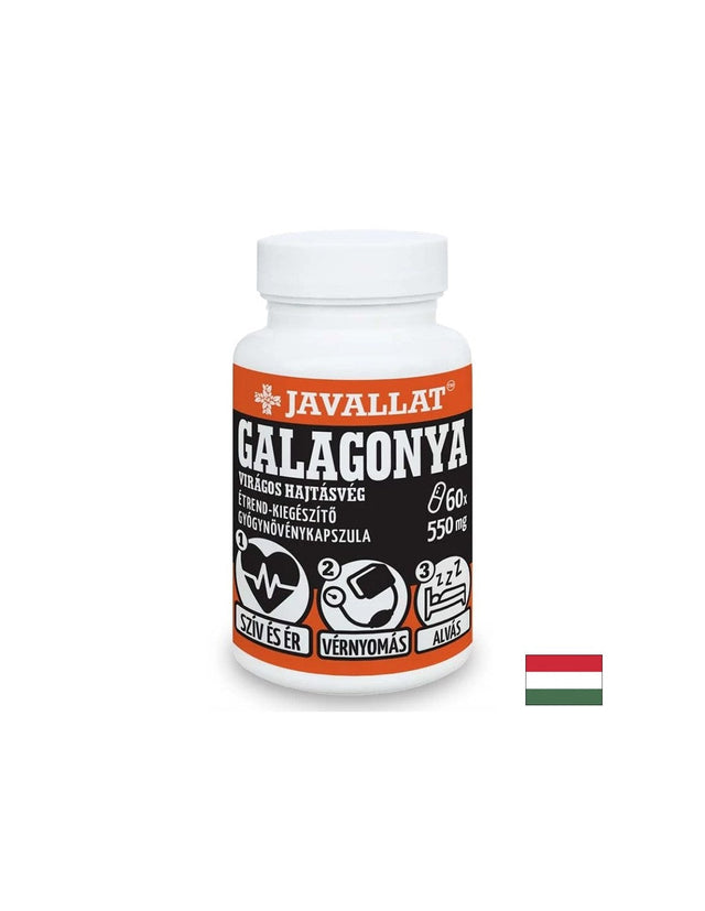 Сърдечно-съдова система - Глог (лист и цвят), 550 mg x 60 капсули  Javallat - Nutra Best Bulgaria