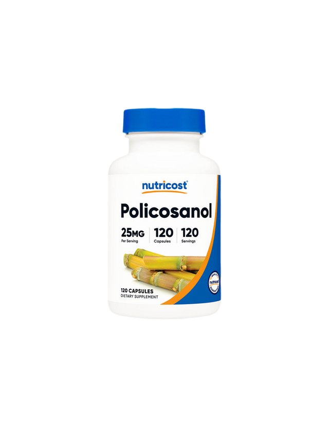 Сърдечно-съдова система - Поликосанол (Policosanol), 25 mg x 120 капсули Nutricost - Nutra Best Bulgaria