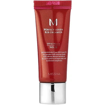 Missha - M Perfect Cover BB Cream EX SPF 42 PA+++ 20 ml - 19 Cool Ivory