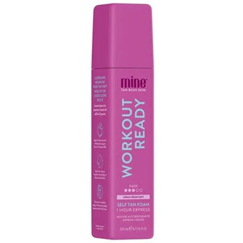 Minetan - Workout Ready Self Tan Foam - Samoopalovací pěna pro aktivní životní styl -