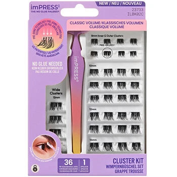 Kiss My Face - imPRESS Press on Falsies Kit 02C - Umělé řasy