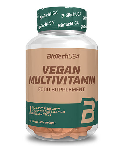 Vegan Multivitamin / 60 Tabs  BIOTECH USA - Nutra Best Bulgaria