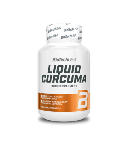 Liquid Curcuma / 30 Caps  BIOTECH USA - Nutra Best Bulgaria