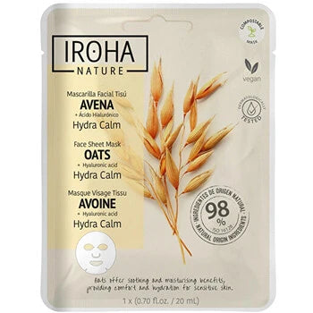Iroha - Oats Hydra Calm Face Sheet Mask - Zklidňující maska -