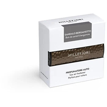 Millefiori - Icon Metal Shades Sandalo Bergamotto Car Fragrance - Vůně do auta -