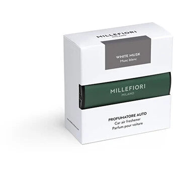 Millefiori - Icon Classic White Musk Car Air Freshener - Vůně do auta -