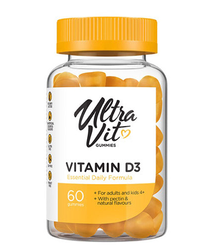 UltraVit Gummies Vitamin D / 60 Gummies - Nutra Best Bulgaria