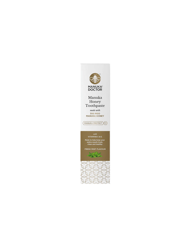 Toothpaste made with 300 MGO Manuka Honey - Паста за зъби с мед от манука, 100 ml - Nutra Best Bulgaria