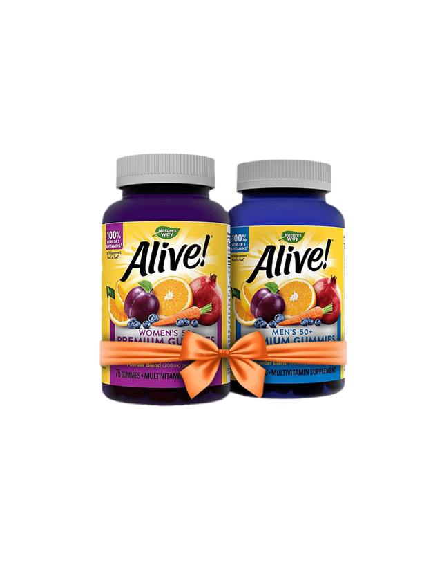 Промо пакет Мултивитамини Alive! за жени 50+ и мъже 50+ - Nutra Best Bulgaria