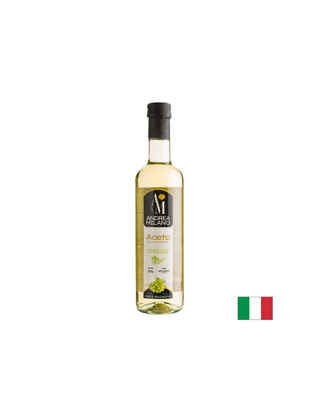 Бял винен оцет 6% Био, 500 ml  Acetificio Andrea Milano - Nutra Best Bulgaria
