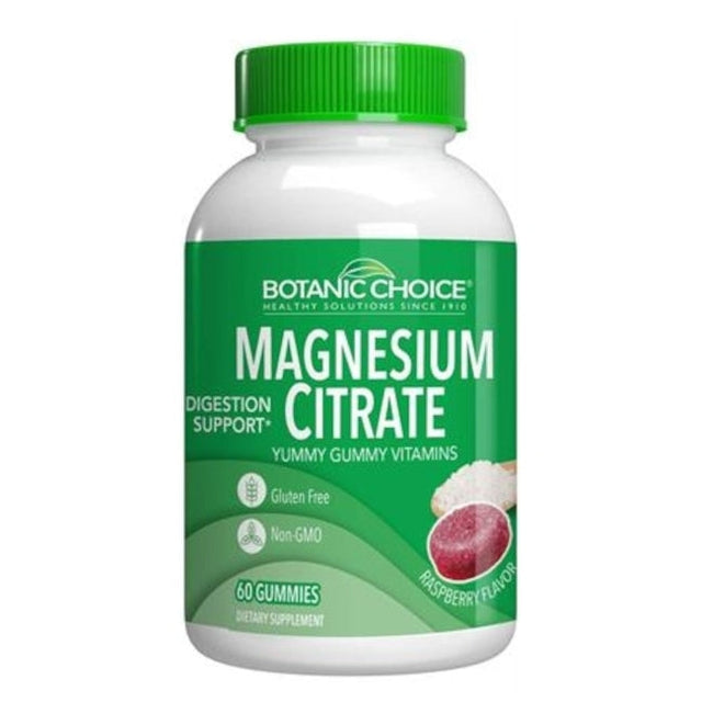 Магнезиев цитрат дъвчащи таблетки - 60 дъвчащи таблетки  Botanic Choice - Nutra Best Bulgaria
