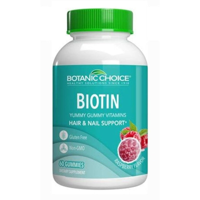 Биотин дъвчащи таблетки - 60 дъвчащи таблетки  Botanic Choice - Nutra Best Bulgaria