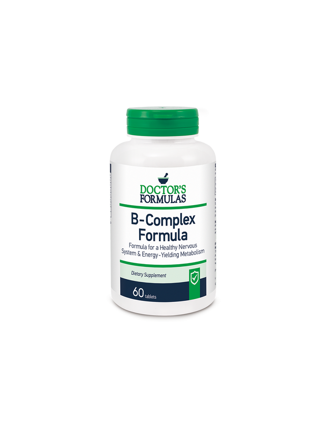Витамин В-Комплекс Формула - Енергия, нервна система, 60 капсули Doctor’s Formulas  Doctor’s Formulas - Nutra Best Bulgaria