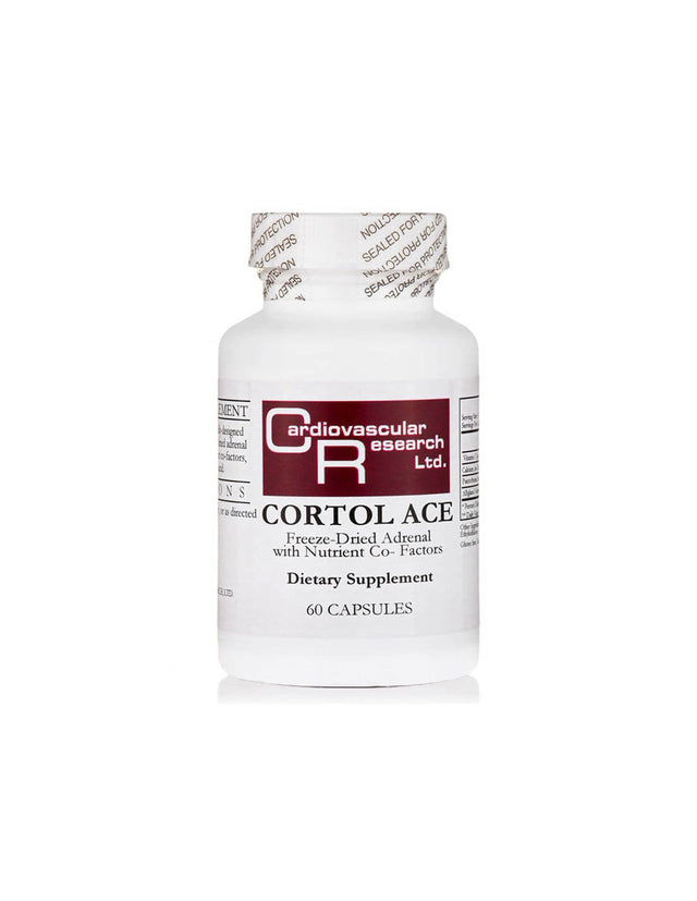 Надбъбречна умора и стрес - Лиофилизирана надбъбречна жлеза с хранителни ко-фактори, 60 капсули  Ecological Formulas - Nutra Best Bulgaria