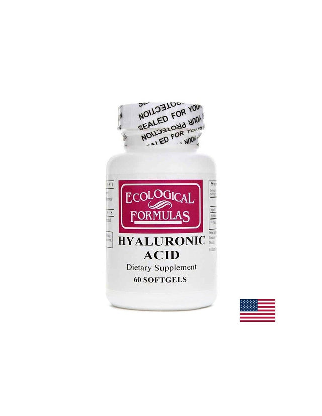 Красива кожа и здрави стави - Хиалуронова киселина, 60 софтгел капсули  Ecological Formulas - Nutra Best Bulgaria