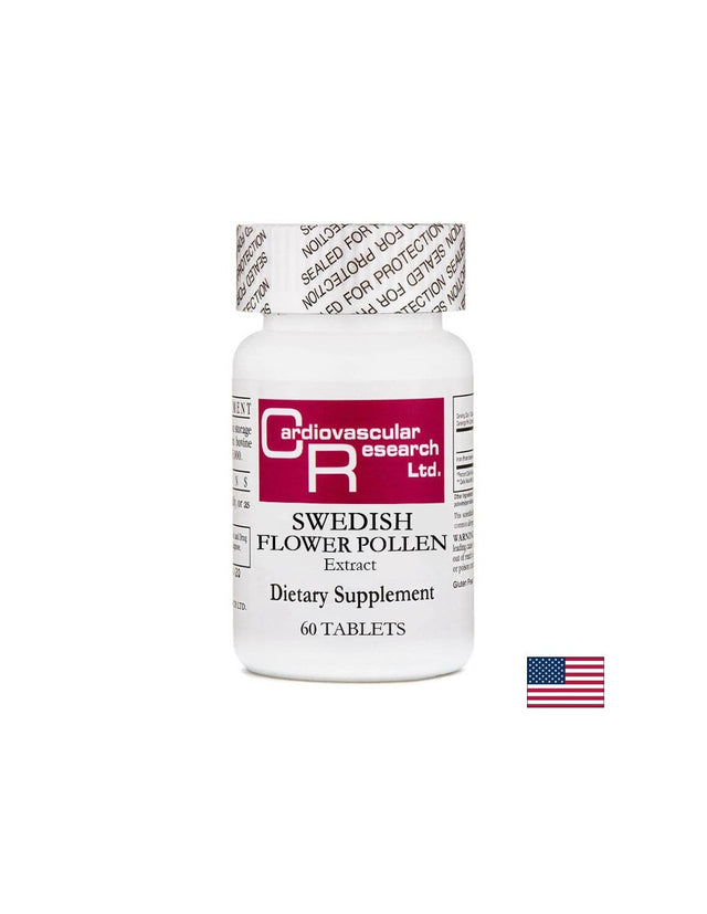Шведски цветен прашец - За здравето на простатната жлеза и имунната функция, 60 таблетки  Ecological Formulas - Nutra Best Bulgaria