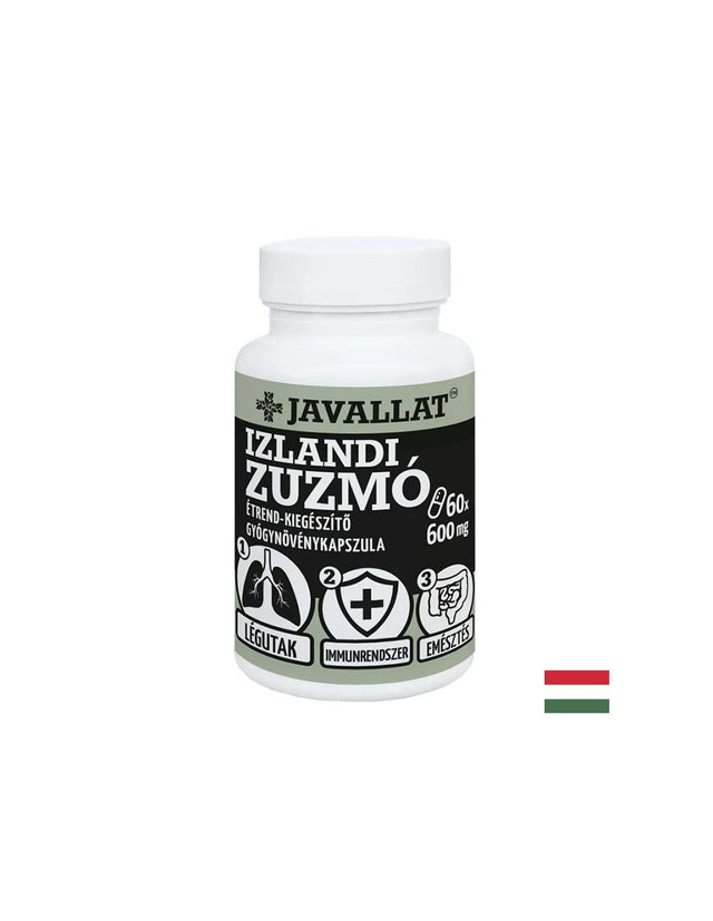 Дихателни пътища и имунитет - Исландски лишей, 60 капсули  Javallat - Nutra Best Bulgaria