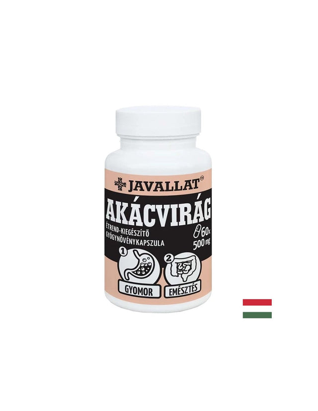 Добро храносмилане - Бяла акация (цвят), 60 капсули  Javallat - Nutra Best Bulgaria