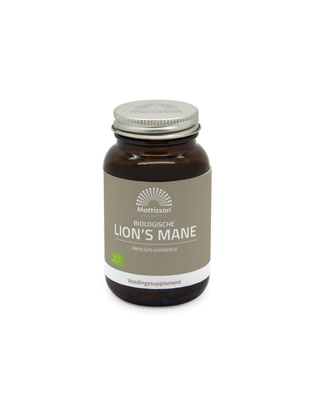 Имунитет и мозъчна функция - Лъвска грива Био, 60 капсули Mattisson Healthstyle  Mattisson Healthstyle - Nutra Best Bulgaria