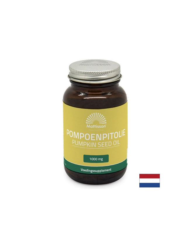 Пикочен мехур - Масло от тиквено семе + витамин Е, 60 капсули Mattisson Healthstyle  Mattisson Healthstyle - Nutra Best Bulgaria