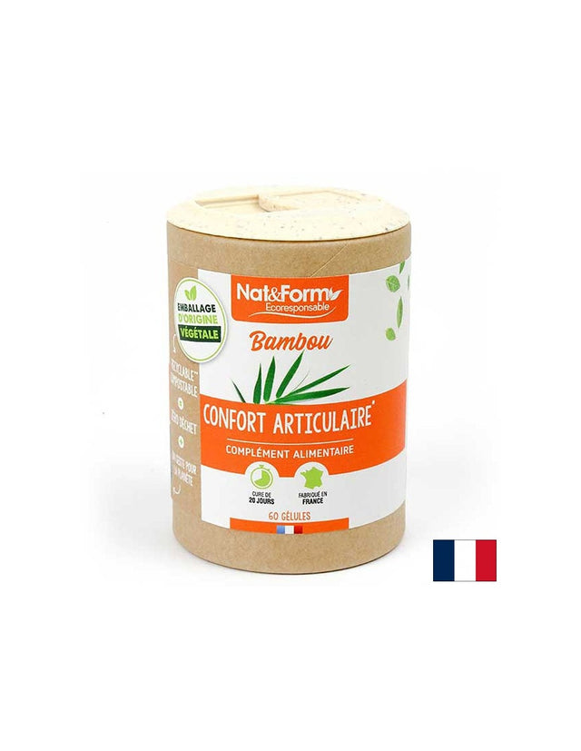 Кости и стави - Бамбук, 60 капсули  Nat&Form - Nutra Best Bulgaria