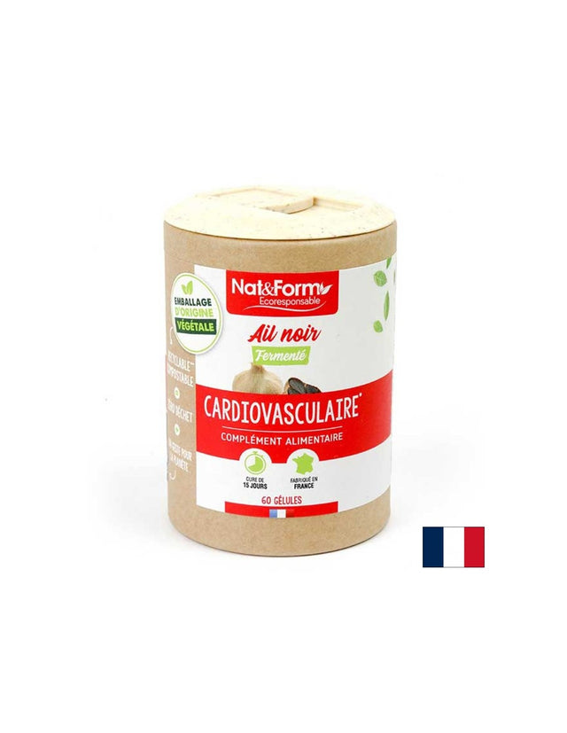 Сърдечно-съдова система - Черен чесън Био, 60 капсули  Nat&Form - Nutra Best Bulgaria
