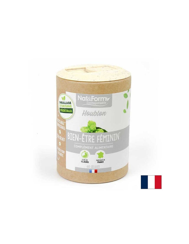 Менопауза - Екстракт от Хмел, 60 капсули  Nat&Form - Nutra Best Bulgaria