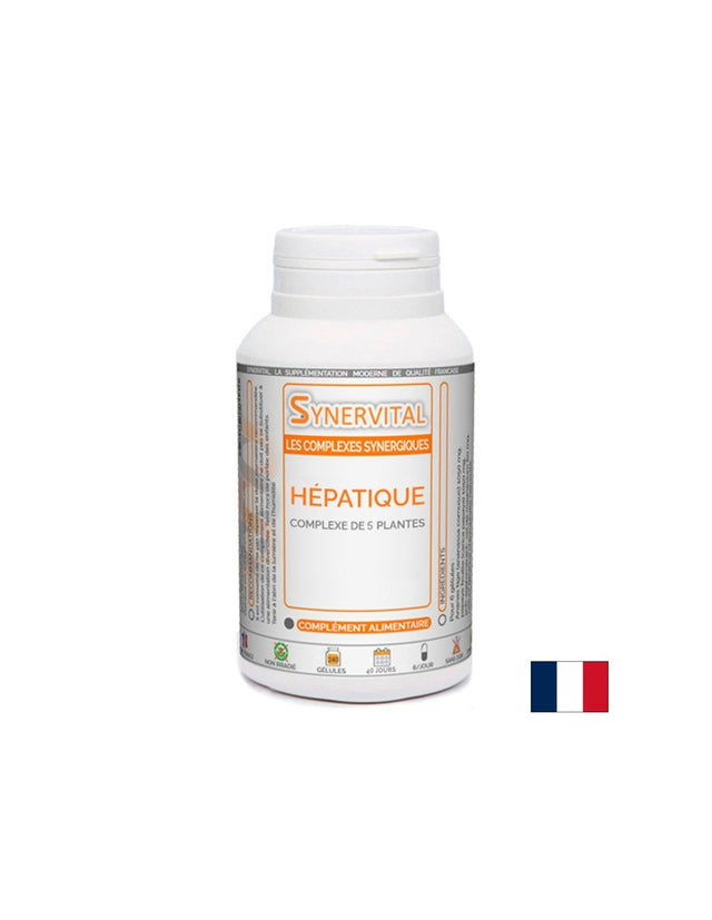 Хепатик (билкова формула за жлъчка и черен дроб), 60 капсули  PhytoMoinsCher - Nutra Best Bulgaria