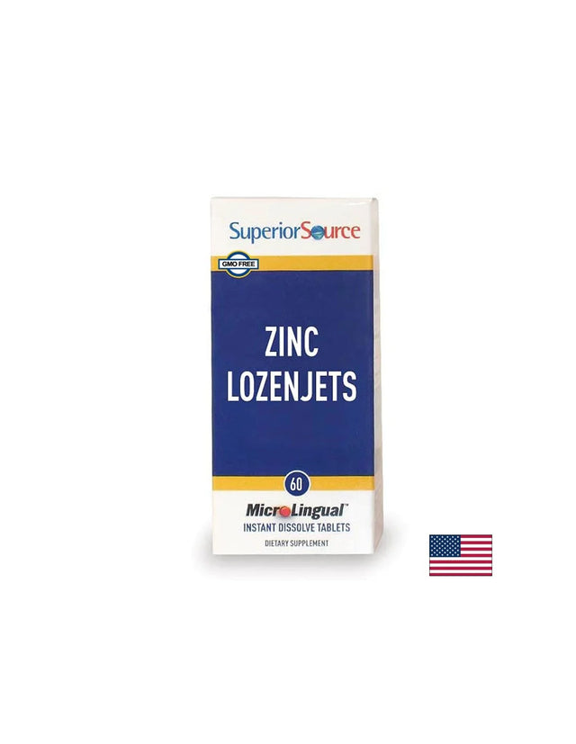 Цинк + Витамин С - повишава имунитета, 60 сублингвални таблетки Superior Source - Nutra Best